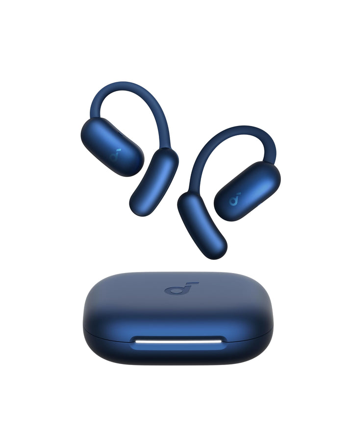soundcore AeroFit 2 by Anker, Open-Ear Kopfhörer, KI-Übersetzung, anpassbare Ohrbügel, Fester Halt,