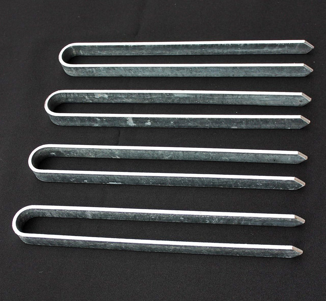 DanDiBo 4 Stück Bodenanker verzinkt XL Erdanker für Rosenbogen 30 cm Heringe Erdspiess Bodenspiess B