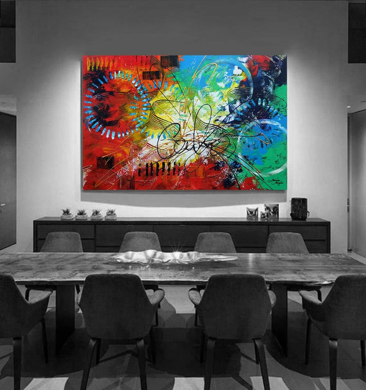 Monica Mirafiori I 100% HANDGEMALT I Gemälde Hoffnung 100x70cm | Gemälde Handgemalt | Acrylgemälde |