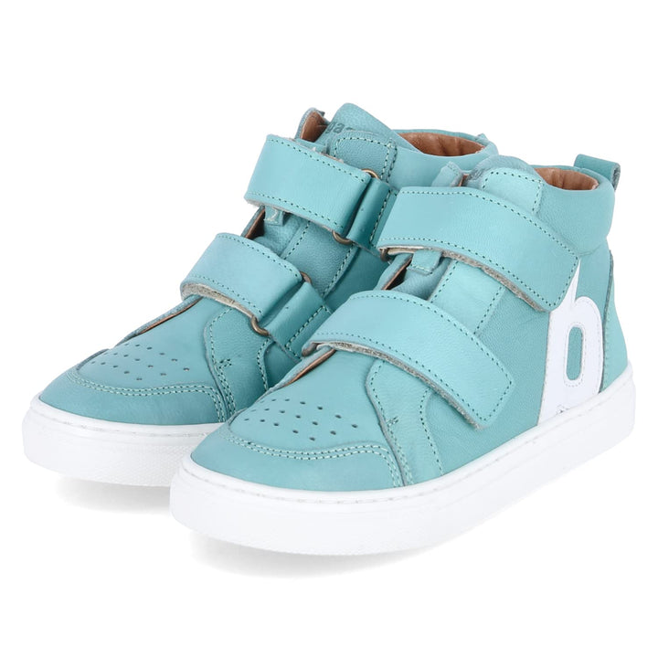 Bisgaard Jungen Jaxon S Sneaker 27 EU Turquoise, 27 EU Turquoise