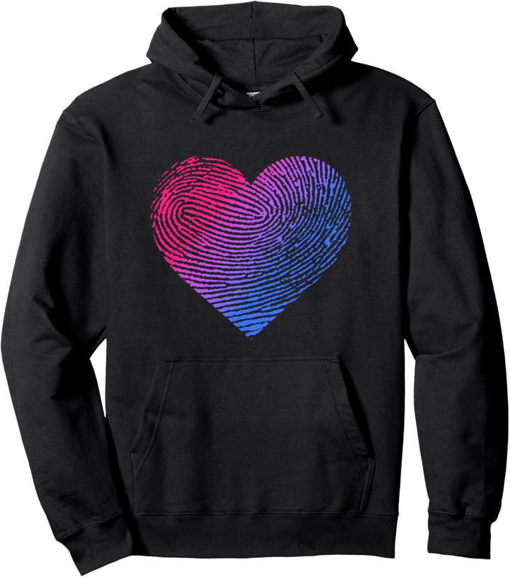Bisexuelles Herz LGBT CSD Bisexuell Pullover Hoodie
