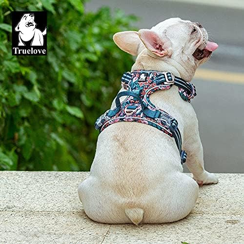 WINHYEPET Truelove No-Pull-Hundegeschirr, Baumwollgewebe atmungsaktiv und reflektierend weich, verst