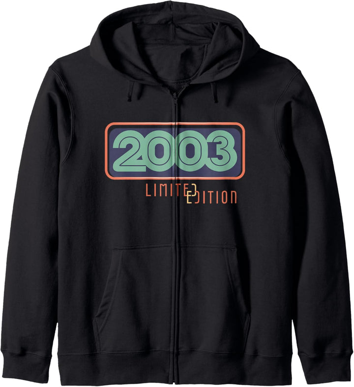 21. Geburtstag Mann Frau 21 Jahre 2003 Deko Lustig Geschenk Kapuzenjacke