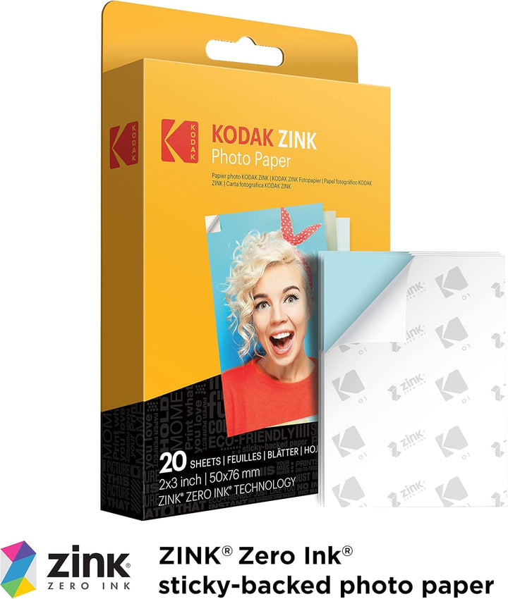 Kodak x Barbie Printomatic Sofortbildkamera in Vollfarbe Digitalkamera Barbie Deluxe-Bundle (Iconic