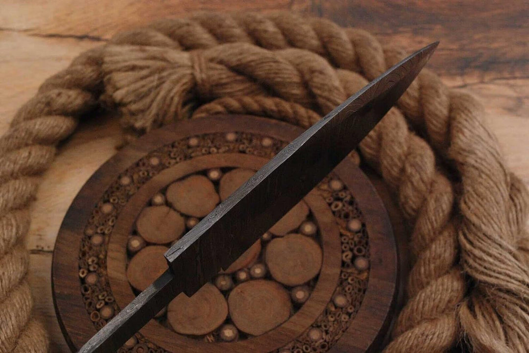 Damast Klinge Handgeschmiedete Damast Rohling Damascus blank blade 6035EA