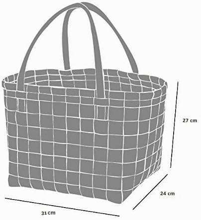 Handed By Handgewebt Paris shopper Tasche Grau