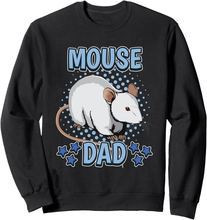 Maus Papa Mouse Dad Vatertag Mäuse Sweatshirt