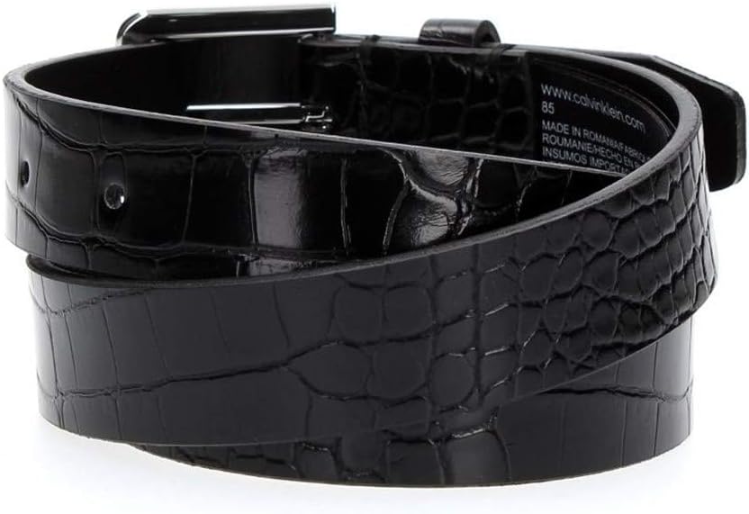 Calvin Klein CK Must Croc Fix Belt 2.5 W90 Black