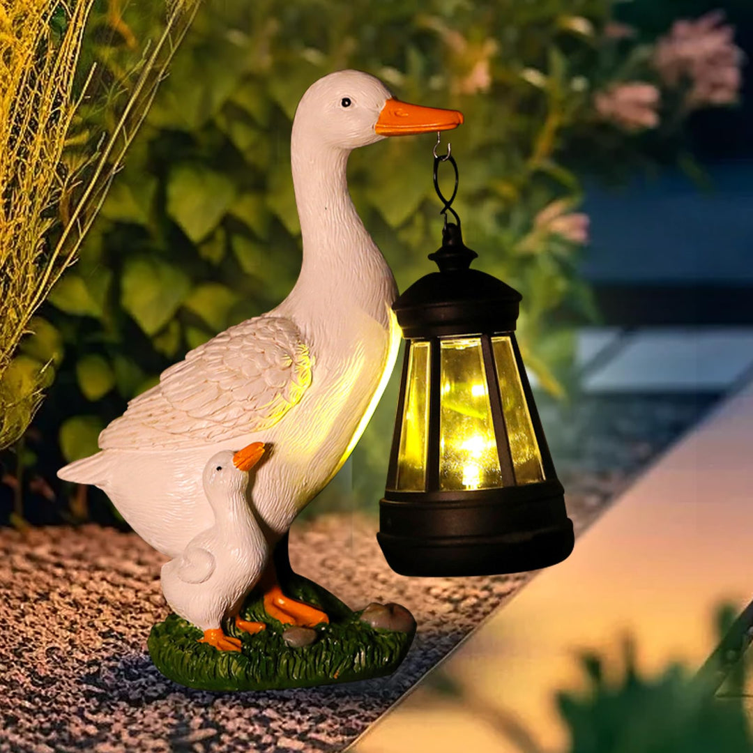 Garten Deko Figuren für Aussen mit Solar Laterne – Lustig Wasserdicht Solarlampe Figur Gartendeko fü
