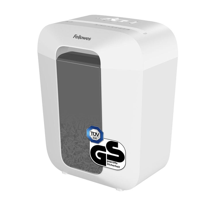 Fellowes Aktenvernichter 9 Blatt (P4), Papierschredder mit Partikelschnitt für Homeoffice, Powershre