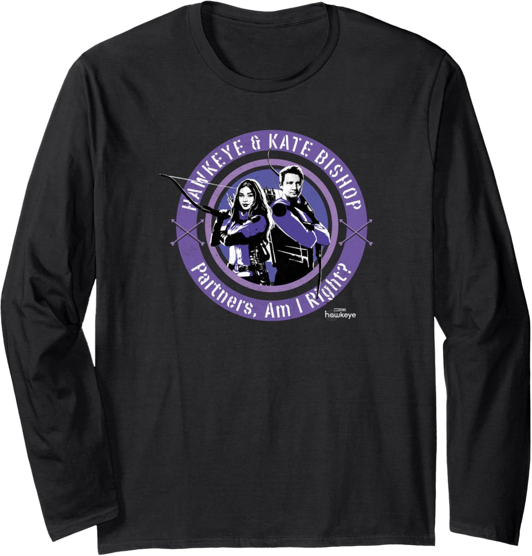 Marvel Hawkeye &amp; Kate Bishop Partners Langarmshirt