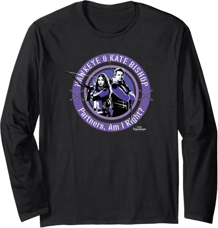 Marvel Hawkeye &amp; Kate Bishop Partners Langarmshirt