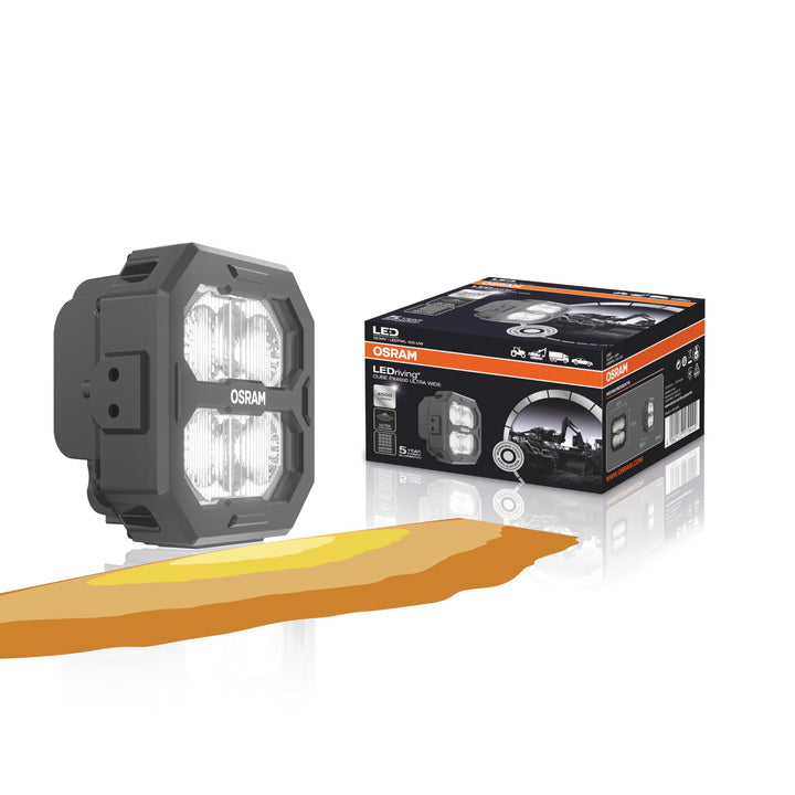 OSRAM LEDriving® Cube PX4500 Ultra Wide, LEDPWL103-UW, OFF ROAD, LED Arbeitsscheinwerfer, 4500 Lumen