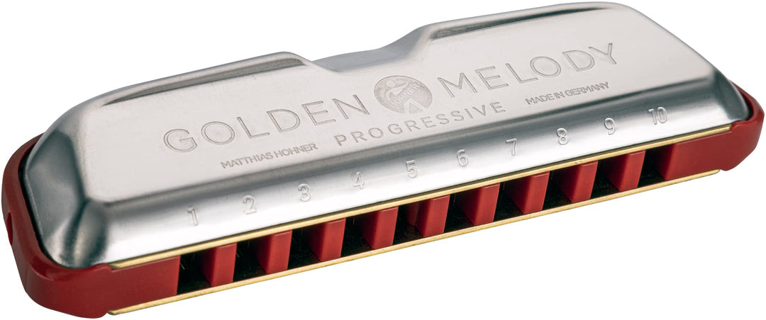 HOHNER Mundharmonika, Golden Melody Progressive, A, A