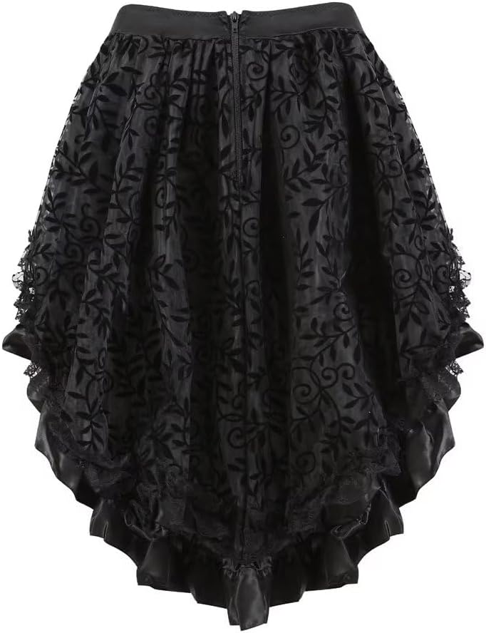 Jutrisujo korsett Corsagenkleid bustier vollbrust corsage kleid strapse viktorianisch Halloween, Blu
