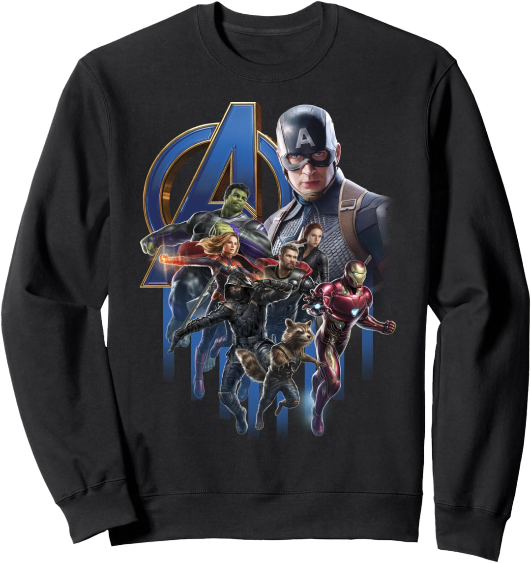 Marvel Avengers: Endgame Captain America Group Shot Sweatshirt