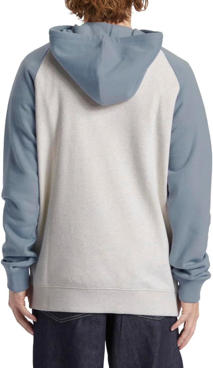 DC Shoes Herren Dc Star Pilot Raglan Ph Sweatshirt (1er Pack) M Snow Heather/Ashley Blue, M Snow Hea