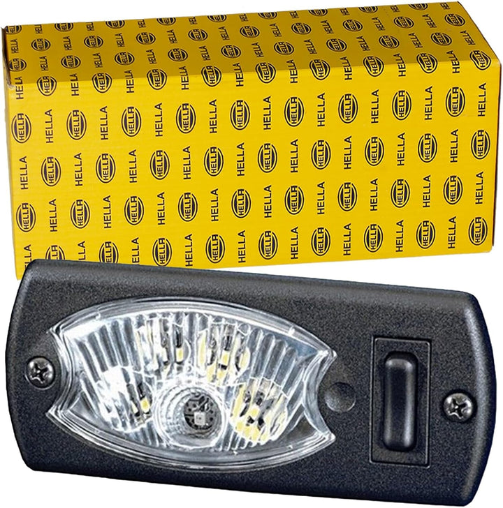 HELLA - Innenraumleuchte - Mini OvalLED VESTA5 - LED - 24V - 1.2W - LED - Einbau - Lichtscheibenfarb