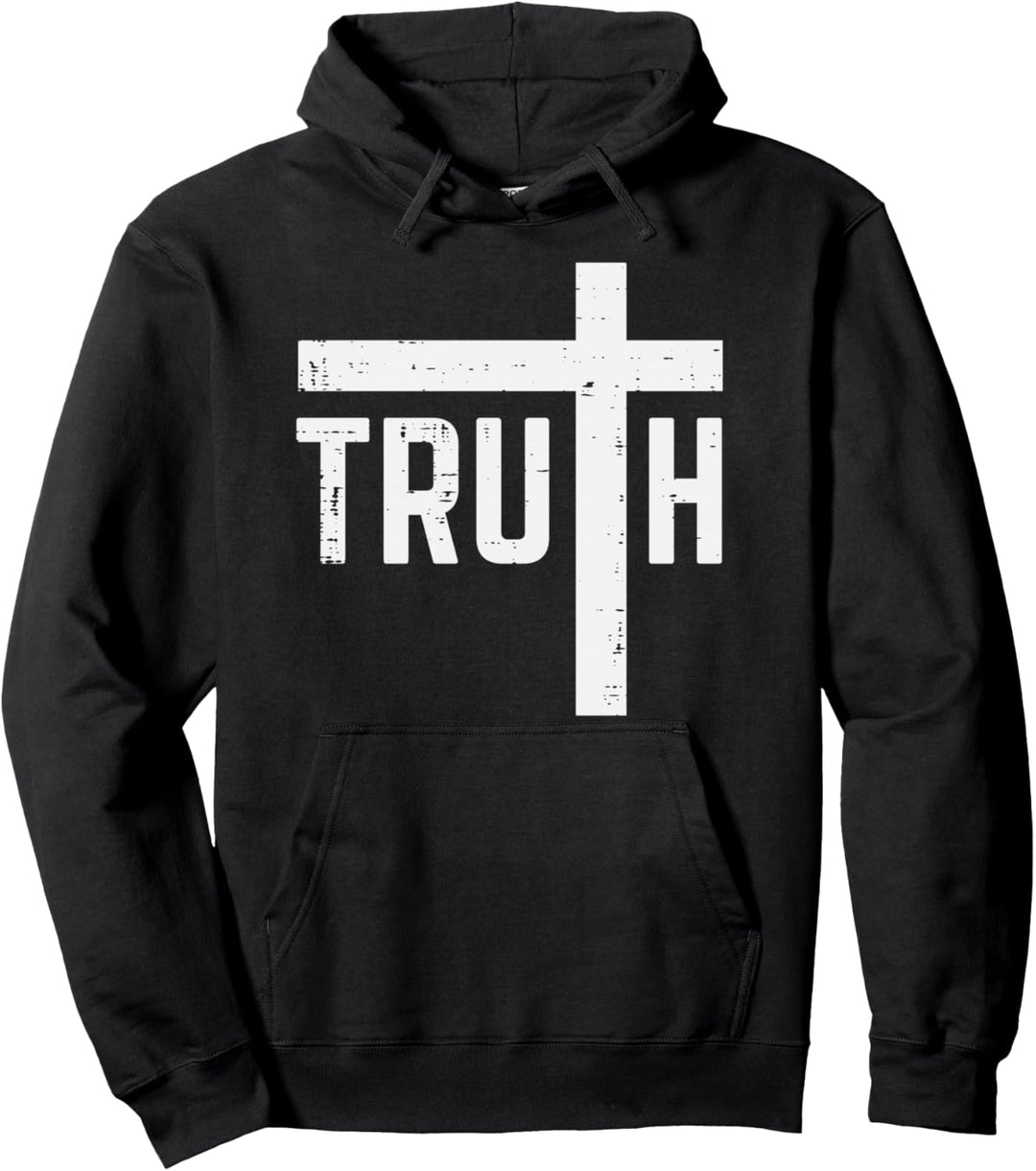 Wahrheitskreuz Gott Jesus Religiös Christlich Herren Damen Kinder Pullover Hoodie