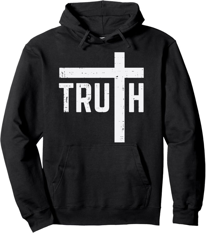 Wahrheitskreuz Gott Jesus Religiös Christlich Herren Damen Kinder Pullover Hoodie