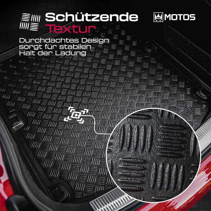 M MOTOS Kofferraumwanne Kofferraummatte passt für Chevrolet Aveo T300 2011-2020 Kompletter Schutz fü