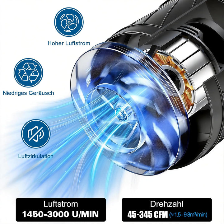 Regelbar Rohrventilator 150mm, 588 m³/h Inline Abluftventilator mit Drehzahlregler, EC Motor, EU-Ste
