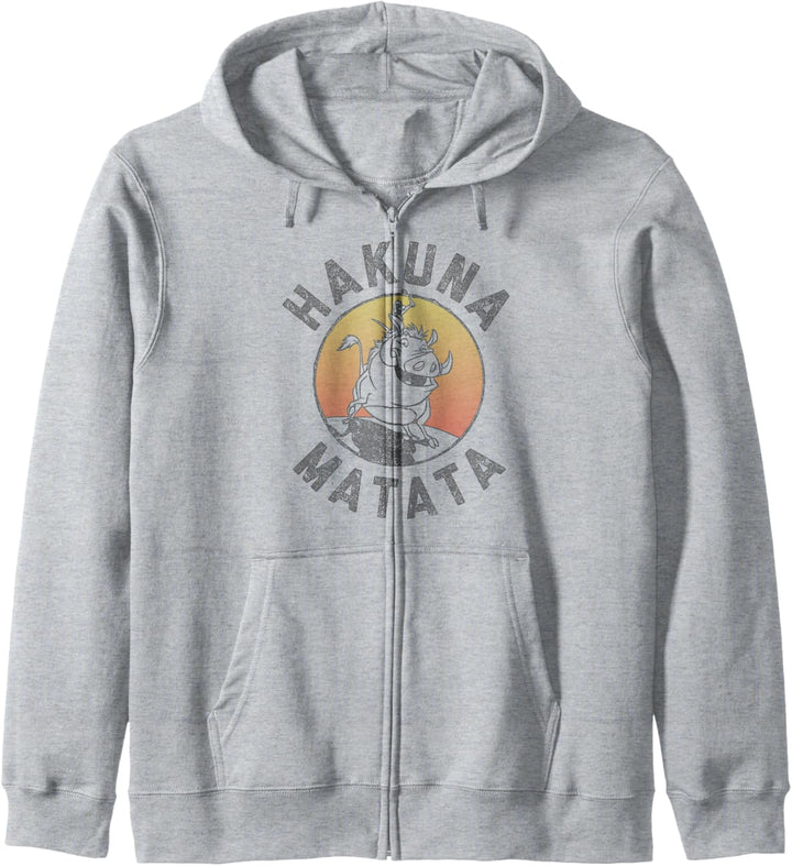 Disney Lion King Timon & Pumba Hakuna Matata Lifestyle Kapuzenjacke