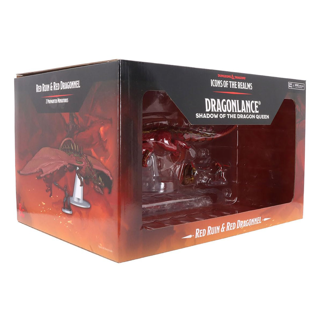 WizKids D&amp;D Icons of the Realms: Dragonlance – Rote Ruine &amp; Roter Dragonnel (Set 25) Dungeons and Dr