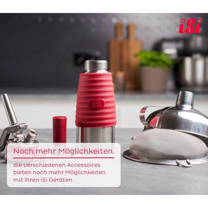 iSi - 2718 Nadeltüllen für Sahnespender - 4er Set Spritztüllen zum Dekorieren, Füllen &amp; Pikieren - s