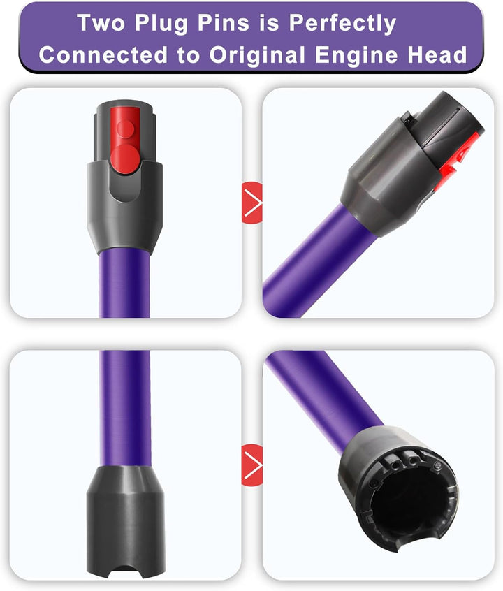 Ersatzteile Verlängerungsrohr für Dyson V12 Detect Slim Staubsauger, Saugrohr Länge 74 cm, Rohr Ersa