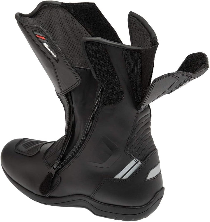 Kochmann Modena Motorradstiefel | Sportlicher Fahrkomfort 38 EU Schwarz, 38 EU Schwarz