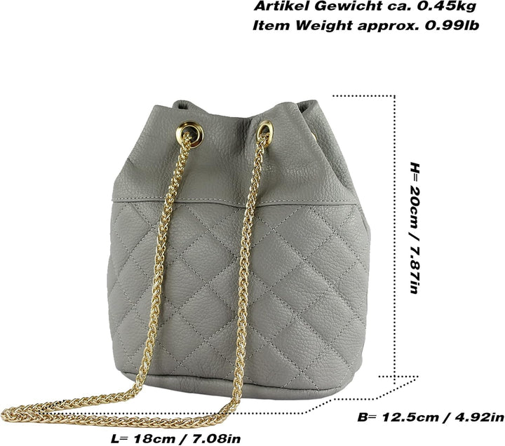 modamoda de - T245 - ital. Leder Damentasche Klein Small Sonnengelb, Sonnengelb