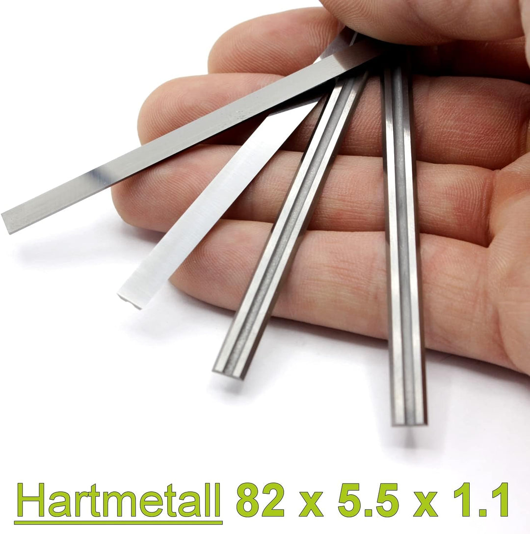4 Stück HM Wendemesser/Hobelmesser 82mm für Matrix EM-EP 650-82