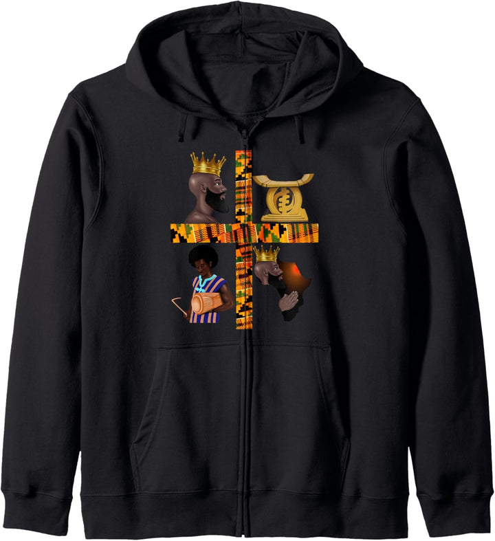 Melanin Afro Afrika Kapuzenjacke