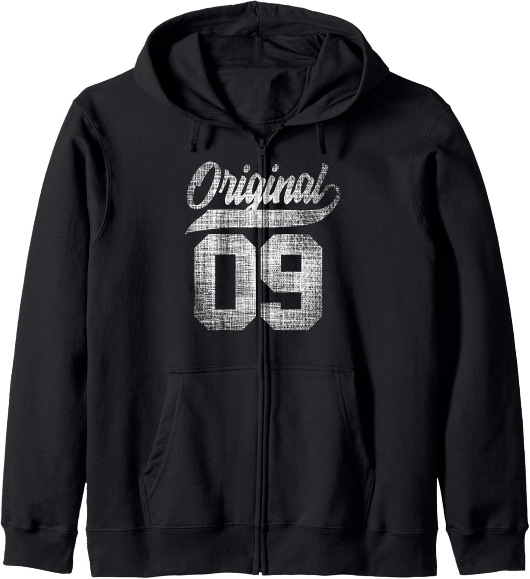 14.Geburtstag Original Junge Mädchen Vintage Jahrgang 2009 Kapuzenjacke