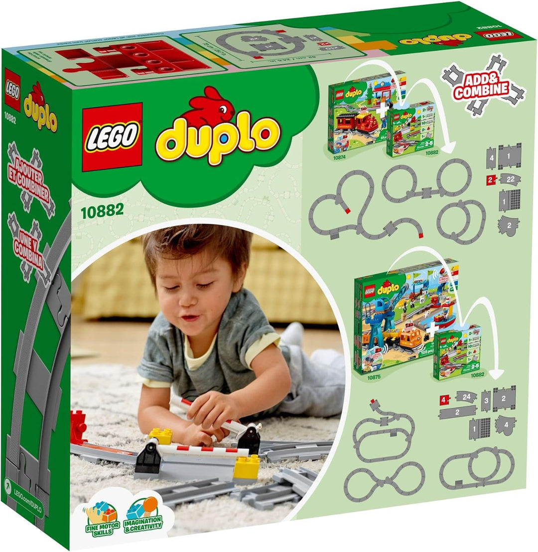 LEGO Duplo 10882 - Eisenbahn Schienen Erweiterungsset (23 Teile) - 2018