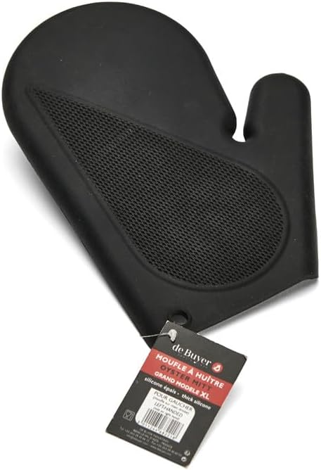 de Buyer - Austernhandschuhe für Linkshänder - Länge 19,5cm - 4682.21, Schwarz