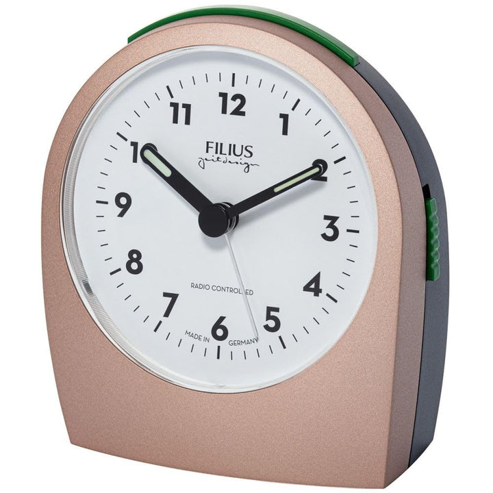 Filius 0545-18 Funkwecker Roségold-Graphit