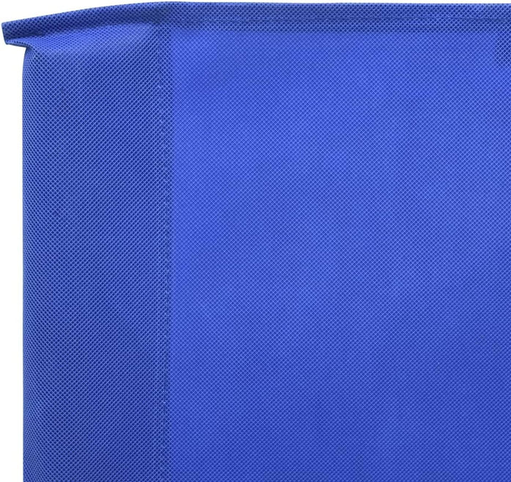 Homgoday 6 Paneele Windschutz Stoff 800x120cm Azurblau Camping Windschutz Blocker Windblocker Garten