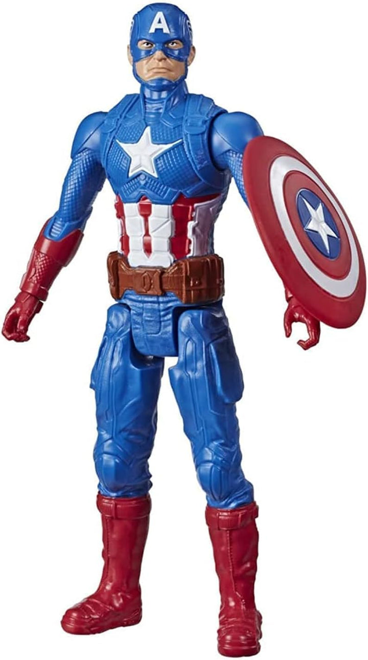 Avengers Captain America (Actionfigur 30 cm mit Titan Hero Blast Gear) Kapitän Amerika, Kapitän Amer