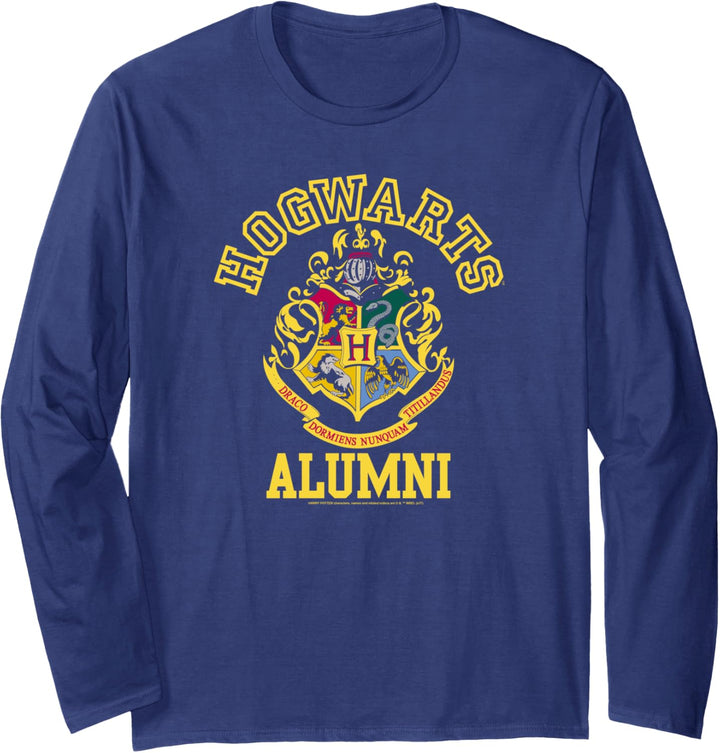 Harry Potter Hogwarts Alumni Crest Langarmshirt