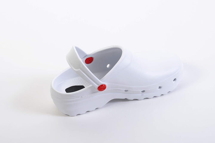 REPOSA Unisex Light Shock Clog 43 EU Weiss, 43 EU Weiss