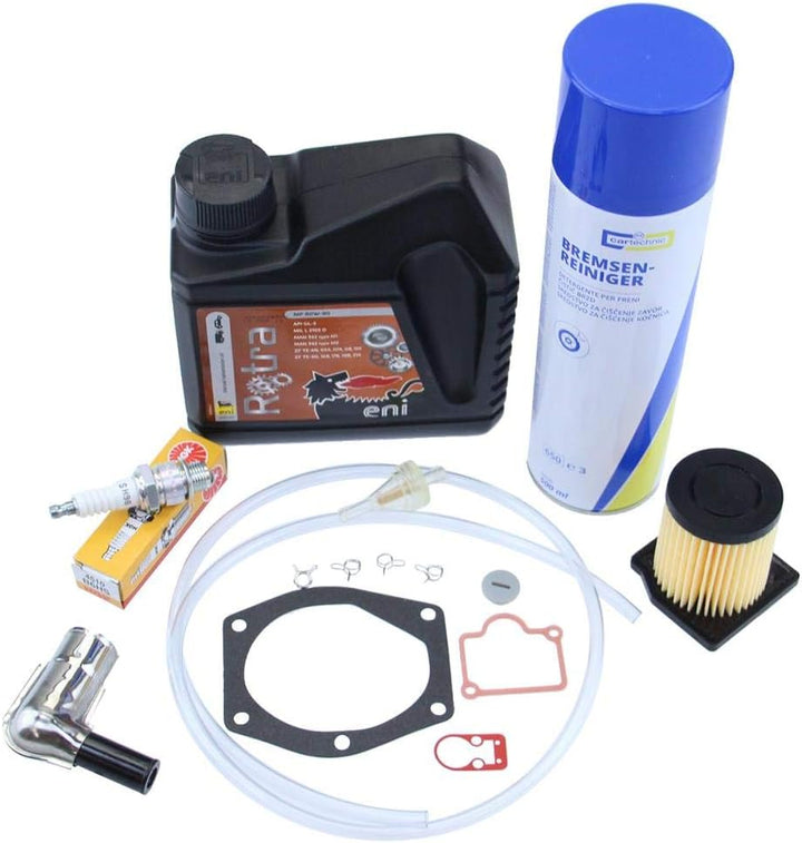 Inspektionsset Benzin Schlauch Filter Luftfilter 22mm Stecker Klassik Zündkerze NGK B6HS Öl 85er Ver