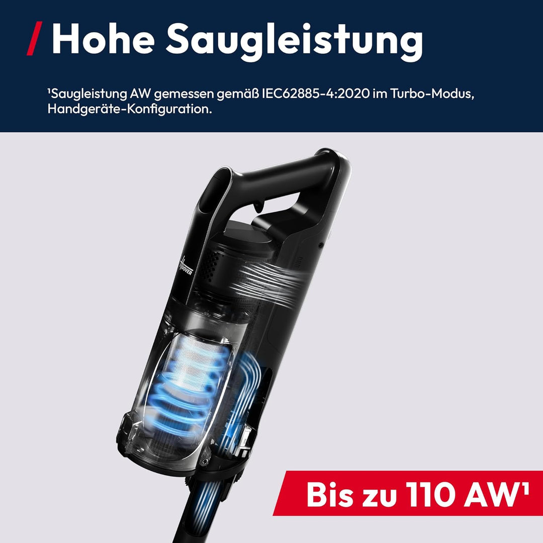 Hoover Akku-Staubsauger kabellos HF3 CORE Pet Flexi mit flexiblem Rohr, Handstaubsauger max. 60min L