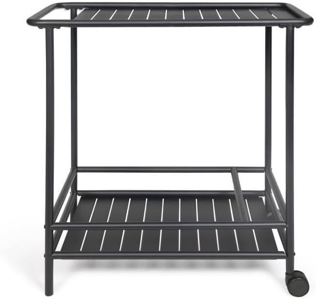 Gartenwagen 61 x 42 cm schwarz - GS163N, Schwarz