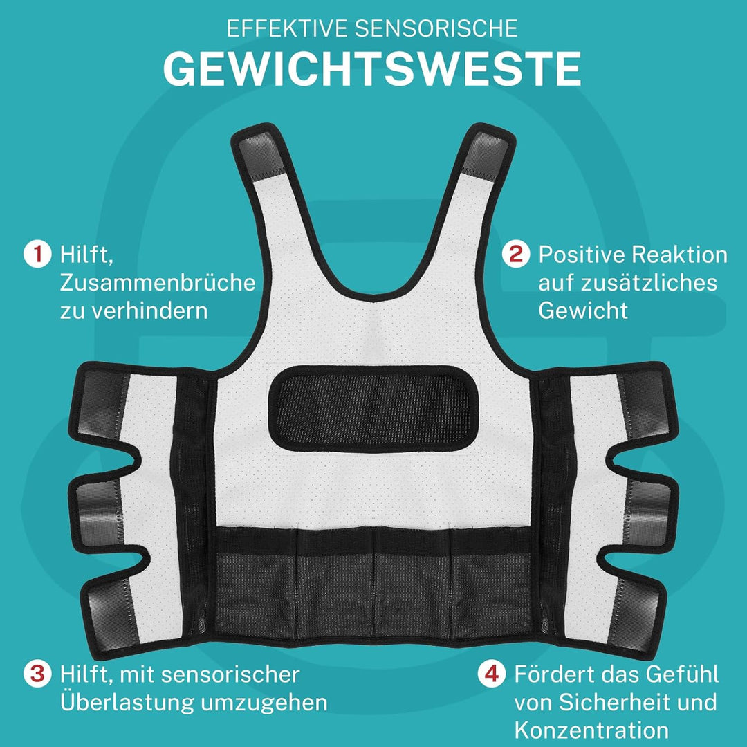 Gewichtsweste Kinder, Weighted Vest als ADHS Hilfsmittel und Autismus Hilfsmittel(S)