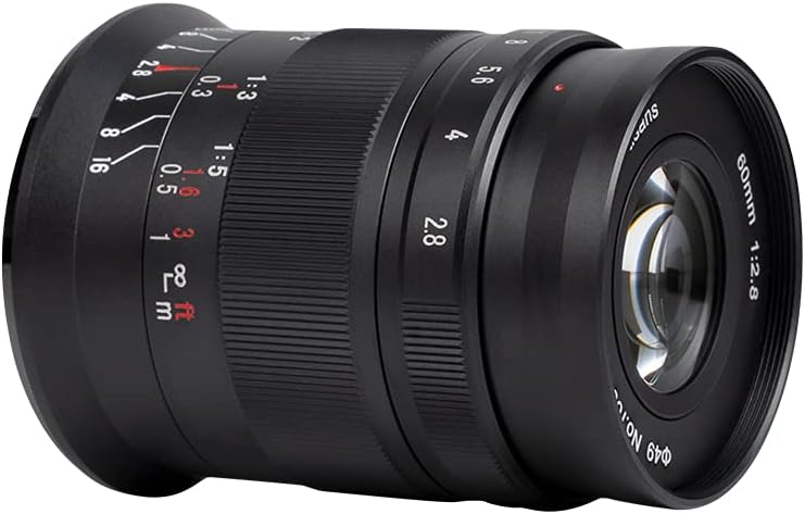 7artisans 60 mm F2.8 Mark II Makro manueller Fokus-Kameraobjektiv APS-C spiegellose Kameralinse für
