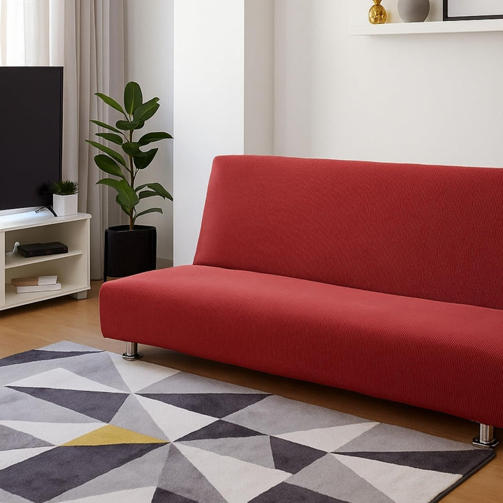 Maxifundas Sofaüberwurf für Schlafsofa, Clic Clac, 3-Sitzer, Strada, Braun, Braun