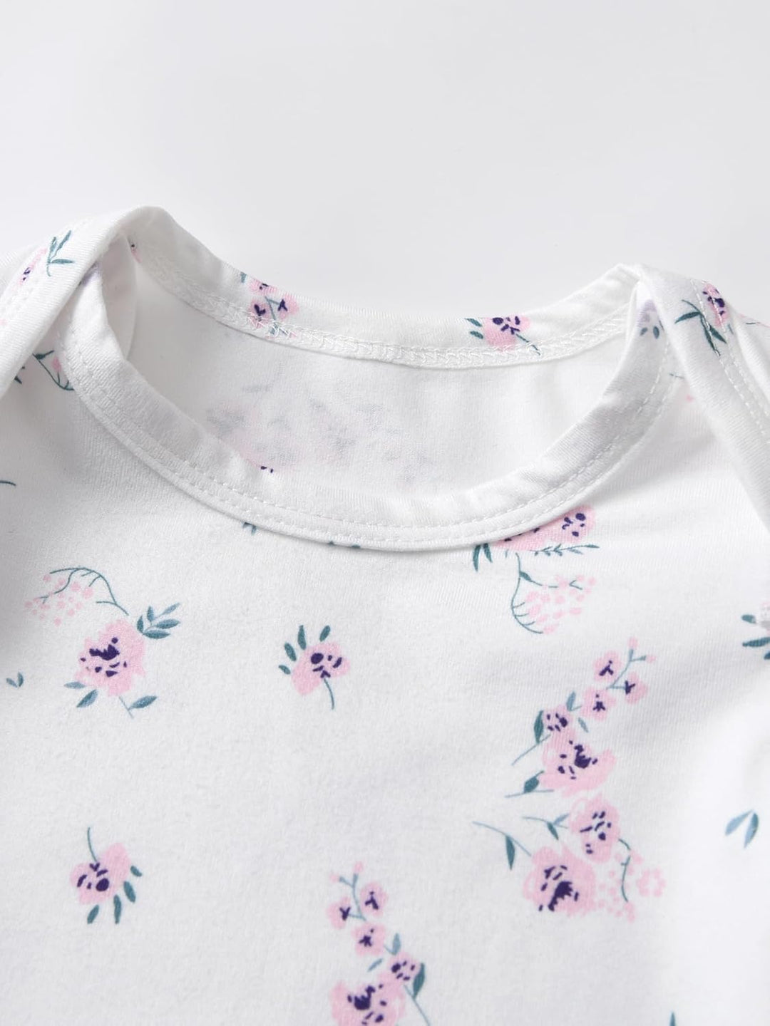 Derouetkia Baby Mädchen Kleidung Langarm Floral Tops + Strumpfhosen Cute Outfit Set 3-6 Monate, 3-6