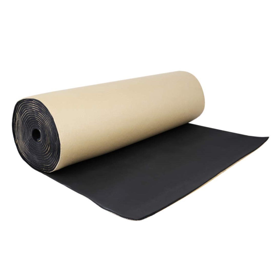 sourcing map Selbstklebende Schallschutzmatte (152cm x 100cm) fürs Auto (8mm Dicke)